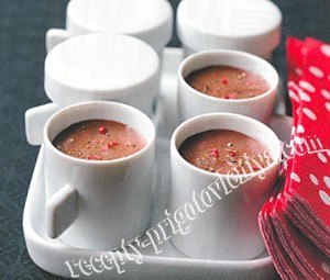 Шоколадный мусс с перцем