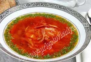 Борщок прозрачный