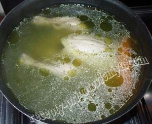 Мясной бульон из курицы двойной крепости