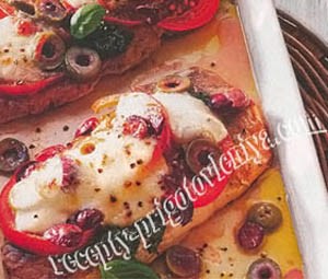 Шницель «Капрезе»