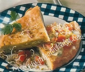 Картофельный омлет с сыром