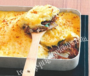 Картофельная запеканка с уткой