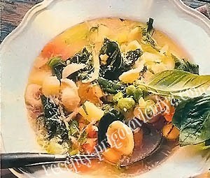 Суп с бобами и лапшой