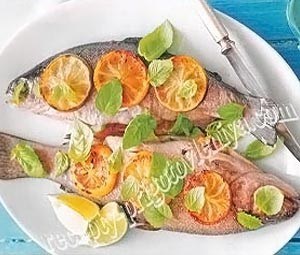 Форель с начинкой