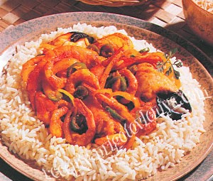 Креветки и крабы карри