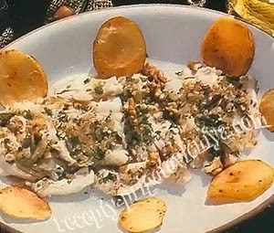Треска в ореховой корочке