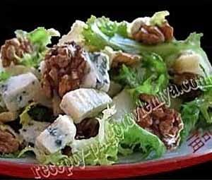 Салат из сельдерея с орехами