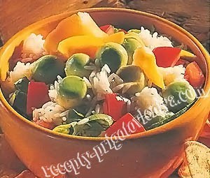 Зеленый салат с чипсами