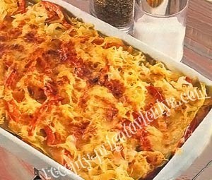 Лазанья с квашеной капустой