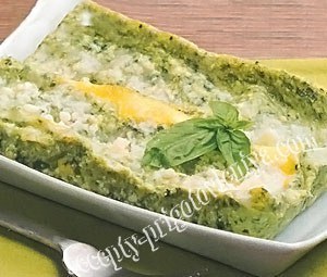 Овощная лазанья с соусом бешамель