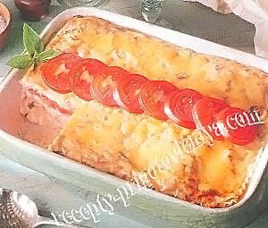 Лазанья с тунцом