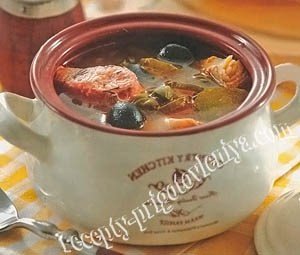 Рыбная солянка