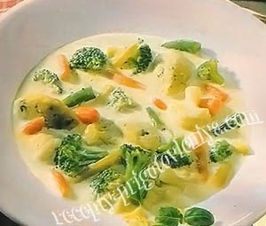 Суп с кукурузными клецками