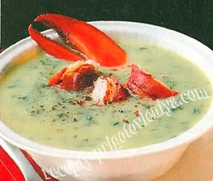 Гороховый суп с омаром