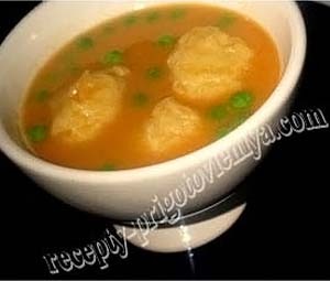 Суп-пюре с клецками