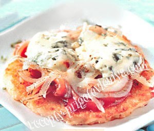 Картофельная пицца с сыром