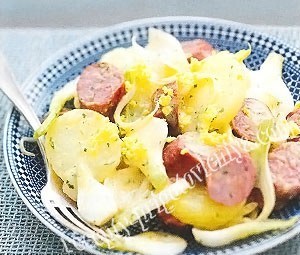 Картофельный салат с чиполата