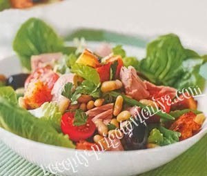 Салат с тунцом и фасолью