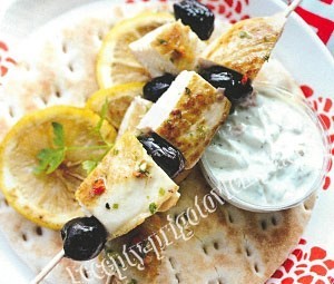 Шашлыки в лимонно-чесночном соусе