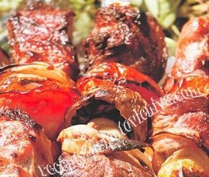 Шашлык в томате и сливках