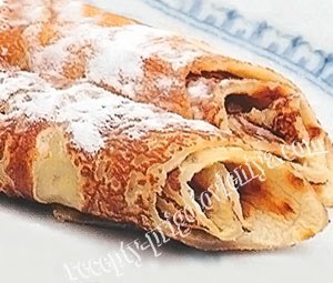 Блинчики с карамельным соусом