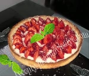 Клубничное печенье