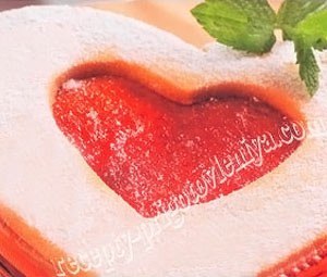 Сердечки с джемом
