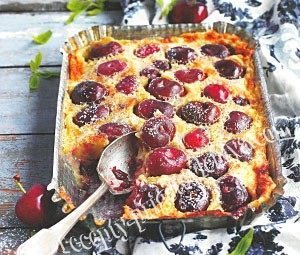 Клафути с черешней