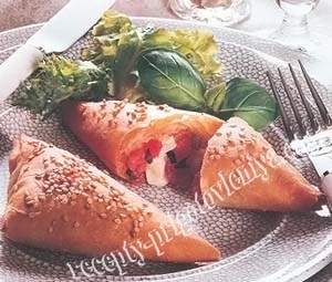 Конвертики с помидорами