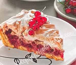 Смородиновый пирог с орехами