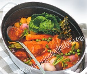 Рагу из баранины с овощами