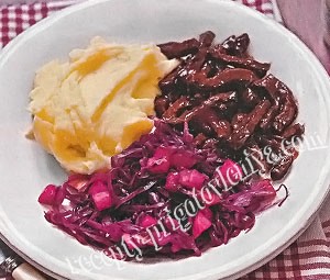 Рагу из говядины с капустой