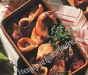 Кролик с грушами