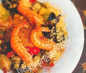 Кускус с дарами моря