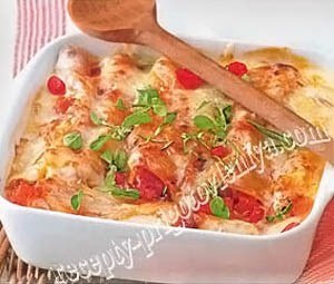 Каннеллони с томатной начинкой