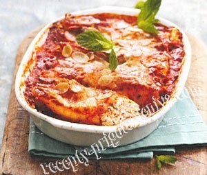 Каннеллони с сыром брусье