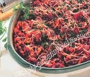 Касарель с фрикадельками