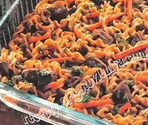 Касарель с лапшой