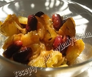 Картофель с чили и фасолью