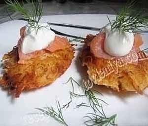 Драники с хреном и ветчиной