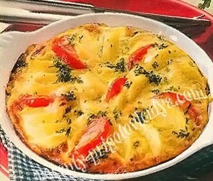 Запеканка с картофелем и томатам