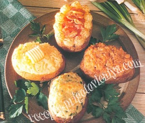 Пикантный картофель в мундире