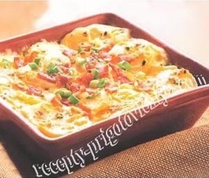 Картофель с беконом