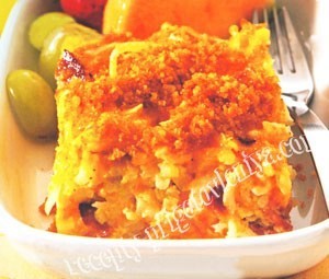 Яркая картофельная запеканка