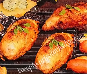 Цыплячьи грудки с начинкой