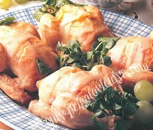 Фаршированные цыплята