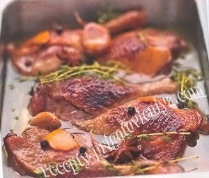 Ножки «Конфи» с яблоками