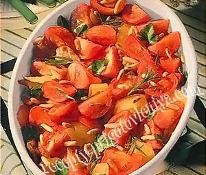 Рагу из индейки с помидорами