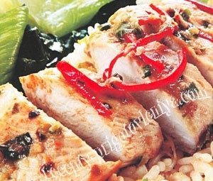 Куриное филе с перцем чили
