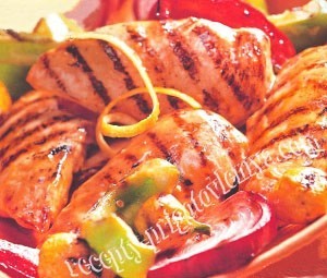 Цитрусовая курица гриль